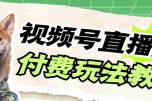 （7660期）视频号美女付费无人直播，轻松日入500+【详细玩法教程】