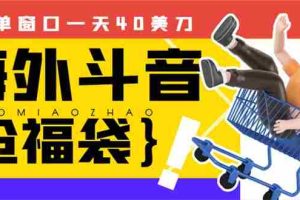 （8236期）外边收费2980的内部海外TIktok直播间抢福袋项目，单窗口一天40美刀【抢…