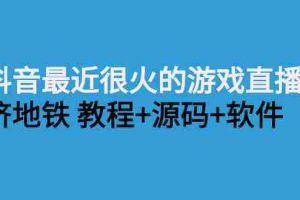 （2537期）抖音最近很火的游戏直播：挤地铁教程+源码+软件