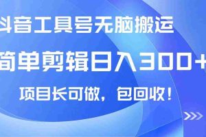 （14572期）抖音工具号无脑搬运玩法，小白轻松可日入300+包回收，长期可做