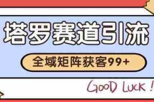 小红书某音塔罗赛道引流获客 自热矩阵日引200+【揭秘】