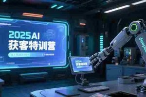 （15289期）2025AI获客特训营，AI图文视频全制作，deepseek工具实操教学