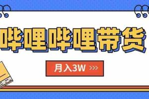 （15597期）B站哔哩哔哩带货秘籍，新风口，抢占红利，单月轻松破万【附SOP手册】
